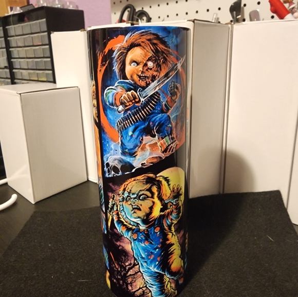 HORROR CHUCKY 20OZ TUMBLER - Picture 2 of 3